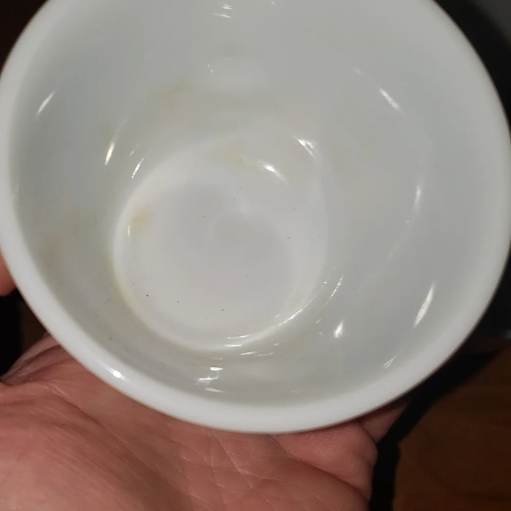 Set of 4 Pyrex Woodland Brown Coffee Tea Cup Mug Corelle Corning Ware Pattern
